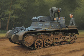 HobbyBoss German Panzer 1 AUSF A Sd.Kfz 101 Plastic Model Military Vehicle Kit 1/35 Scale #80145