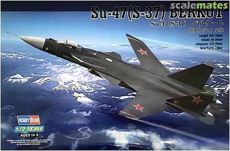 HobbyBoss SU-47 (S-37) Berkut Plastic Model Airplane Kit 1/72 Scale #80211