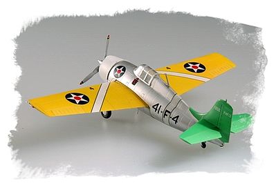 HobbyBoss Easy Build F4F-3 Wildcat Plastic Model Airplane Kit 1/72 Scale #80219