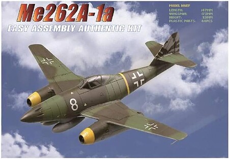 HobbyBoss EZ ME 262A-1A German Fighter Plastic Model Airplane Kit 1/72 Scale #80249