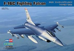 HobbyBoss F-16C Fighting Falcon Plastic Model Airplane Kit 1/72 Scale #80274