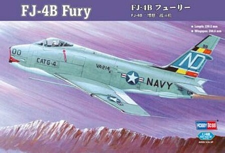 HobbyBoss FJ-4B Fury Plastic Model Airplane Kit 1/48 Scale #80313