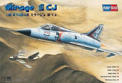 HobbyBoss Mirage III CJ Plastic Model Airplane Kit 1/48 Scale #80316