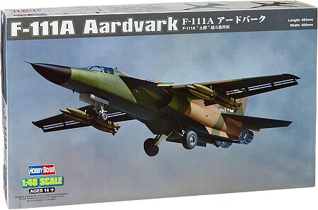 HobbyBoss F-111A Aardvark Plastic Model Airplane Kit 1/48 Scale #80348