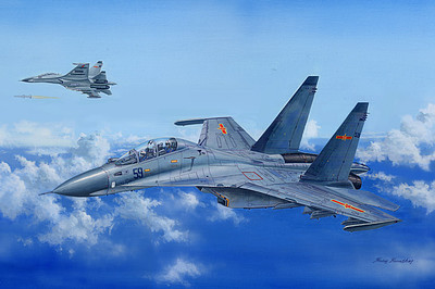 HobbyBoss Su-30MKK Flanker G Plastic Model Airplane Kit 1/48 Scale #81714