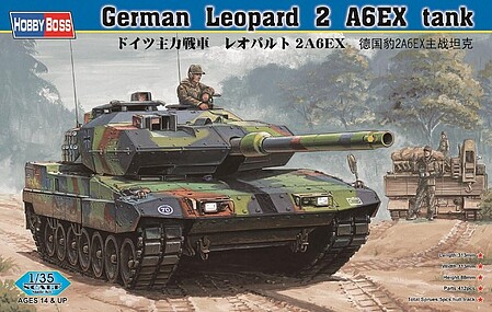 HobbyBoss German Leopard 2 A6EX Tank Plastic Model Military Vehicle Kit 1/35 Scale #82403