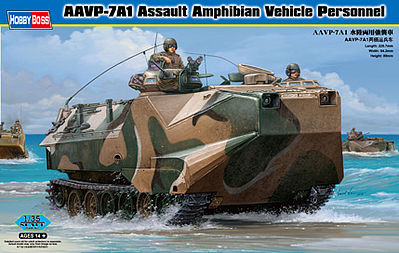 HobbyBoss AAVP-7A1 Amphibian APV Plastic Model Military Vehicle Kit 1/35 Scale #82410