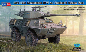 HobbyBoss LAV-150 APC 90mm Cockerill Gun Plastic Model Military Vehicle Kit 1/35 Scale #82422