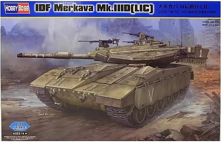 HobbyBoss IDF Merkava MK.IIID (LIC) Tank Plastic Model Military Vehicle Kit 1/35 Scale #82476