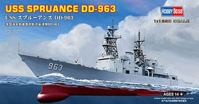 HobbyBoss USS Spruance DD-963 Plastic Model Military Ship Kit 1/1250 Scale #82504