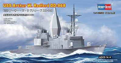 HobbyBoss USS A.W.Radford DD-968 Plastic Model Military Ship 1/1250 Scale #82505