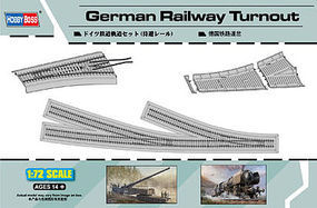HobbyBoss German Railway Turnout Track Plastic Model Military Diorama 1/72 Scale #82909