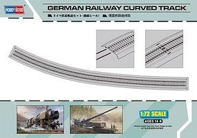HobbyBoss German Railway Curved Track Plastic Model Military Diorama 1/72 Scale #82910