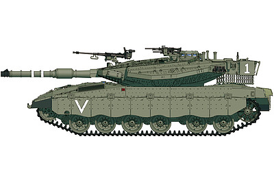 HobbyBoss IDF Merkava Mk.IIID(LIC) Plastic Model Military Vehicle Kit 1/72 Scale #82917