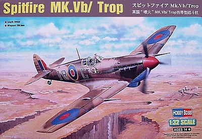 HobbyBoss Spitfire MK.Vb/Trop Plastic Model Airplane Kit 1/32 Scale #83206