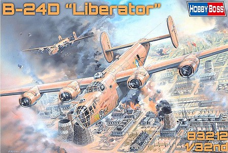 HobbyBoss US B-24D Liberator Plastic Model Airplane Kit 1/32 Scale #83212