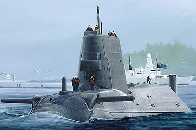 HobbyBoss HMS Astute Submarine Plastic Model Military Ship Kit 1/350 Scale #83509