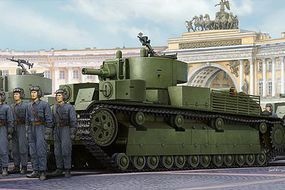 HobbyBoss Soviet T-28E Medium Tank Plastic Model Military Vehicle 1/35 Scale #83854
