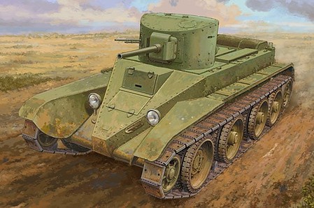 HobbyBoss Soviet BT-2 Tank Plastic Model Military Vehicle Kit 1/35 Scale #84515