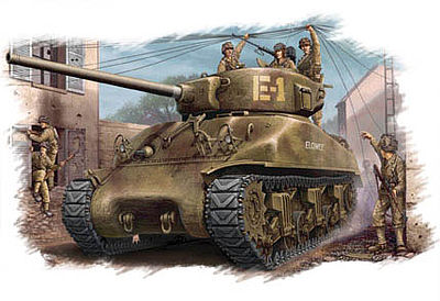Hobbyboss 1/48 84801 U.S M4A1 76 W Medium Tank 