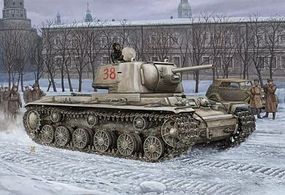 KV-1 Russian 1942 Lightweight Cast Tank Plastic Model Military Vehicle 1/48 Scale #84814