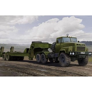 HobbyBoss Russian KRAZ-260B Tractor Plastic Model Military Vehicle Kit 1/35 Scale #85523
