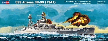 HobbyBoss USS Arizona BB-39 Plastic Model Military Ship Kit 1/350 Scale #86501