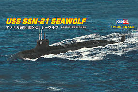 HobbyBoss USS SSN-21 Seawolf Attack Submarine Plastic Model Military Ship Kit 1/700 Scale #87003