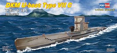 HobbyBoss U-Boat Type VII C Plastic Model Military Ship Kit 1/700 Scale #87009
