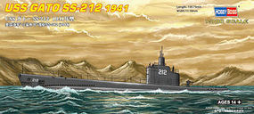 HobbyBoss USS Gato SS-212 1941 Plastic Model Military Ship Kit 1/700 Scale #87012