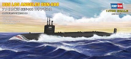 HobbyBoss USS Navy Los Angeles SSN-68 Plastic Model Military Ship Kit 1/700 Scale #87014