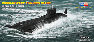 HobbyBoss Russian Navy Typhoon Class Plastic Model Military Ship Kit 1/700 Scale #87019