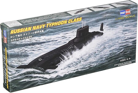 HobbyBoss Russian Navy Typhoon Class Plastic Model Military Ship Kit 1/700 Scale #87019