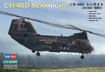 Easy Model 1/72 US CH-46D Sea Knight Helicopter HC-3 DET-104 154000 #37001 