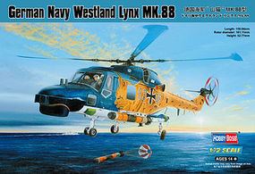 HobbyBoss German Navy Westland Lynx Mk.88 Heli Plastic Model Helicopter Kit 1/72 Scale #87239