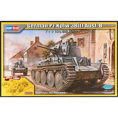 Hobbyboss 80141  1/35 German Pz Ausf t B Model Kit Kpfw 38