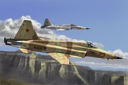 HobbyBoss F-5E Tiger II Fighter Plastic Model Airplane Kit 1/72 Scale #hy80207