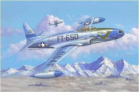 HobbyBoss F-80C Shooting Star Plastic Model Airplane Kit 1/48 Scale #hy81725