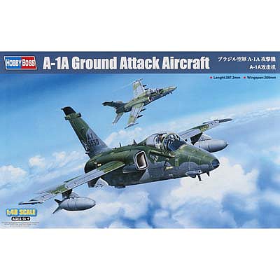 HobbyBoss A-1A Ground Attack Aircraft Plastic Model Airplane Kit 1/48 Scale #hy81742