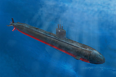 HobbyBoss USS Los Angeles Class Submarine Plastic Model Military Ship Kit 1/350 Scale #hy83530