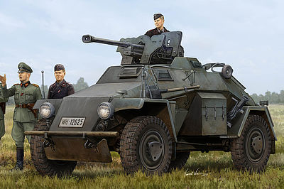 HobbyBoss German SD.KFZ.221 Leichter Panzerspahwagen Plastic Model Military Vehicle 1/35 #hy83814