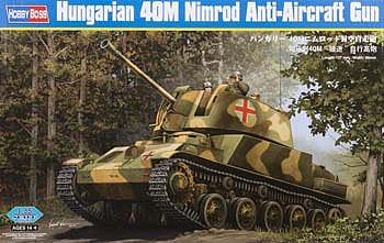 HobbyBoss Hungarian 40M Nimrod AA Gun Plastic Model Military Vehicle Kit 1/35 Scale #hy83829