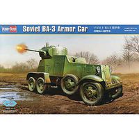 HobbyBoss Soviet BA-3 Armor Car Plastic Model Military Vehicle 1/35 Scale #hy83838