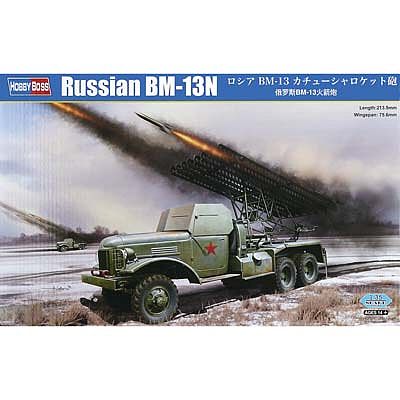 HobbyBoss Russian BM-13 Plastic Model Military Vehicle Kit 1/35 Scale #hy83846
