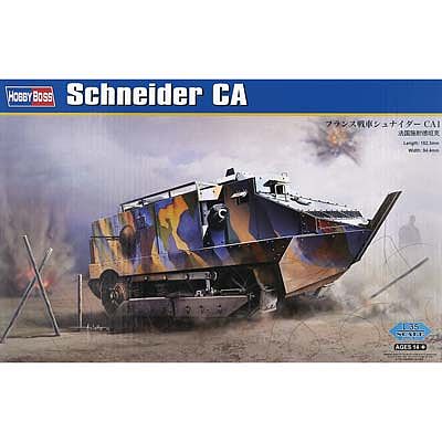HobbyBoss Schneider CA Early Plastic Model Military Vehicle Kit 1/35 Scale #hy83861
