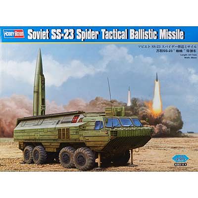 HobbyBoss Soviet SS-23 Spider Missile Plastic Model Military Vehicle Kit 1/35 Scale #hy85505