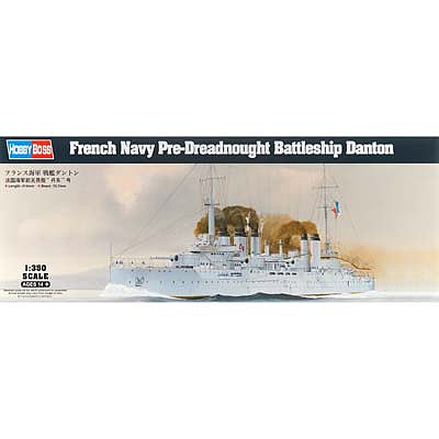 HobbyBoss French Navy Pre-Dreadnought Battleship Danton Plastic Model Ship Kit 1/350 #hy86503