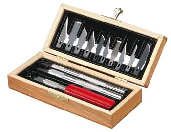 Hobbico Hobby/Craft Std Knife Set w/Case