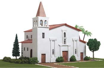 Hobbico California Mission Santa Clara De Asis Mission Project Building Kit #y9040