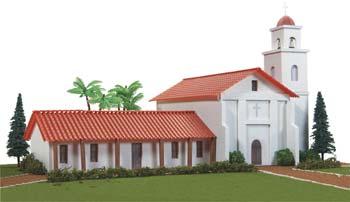 Hobbico California Mission Santa Cruz Mission Project Building Kit